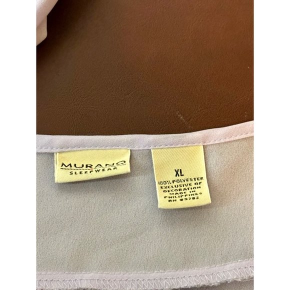SEXY SHEER VINTAGE LAVENDER PAJAMA SET BY MURANO SLEEPWEAR SIZE XL - Picture 5 of 11